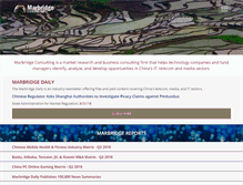 Tablet Screenshot of marbridgeconsulting.com